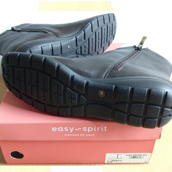 Easy Spirit Addy Brown Vegan Bootie NIB - sz 9 fits 8 - Picture 6 of 6